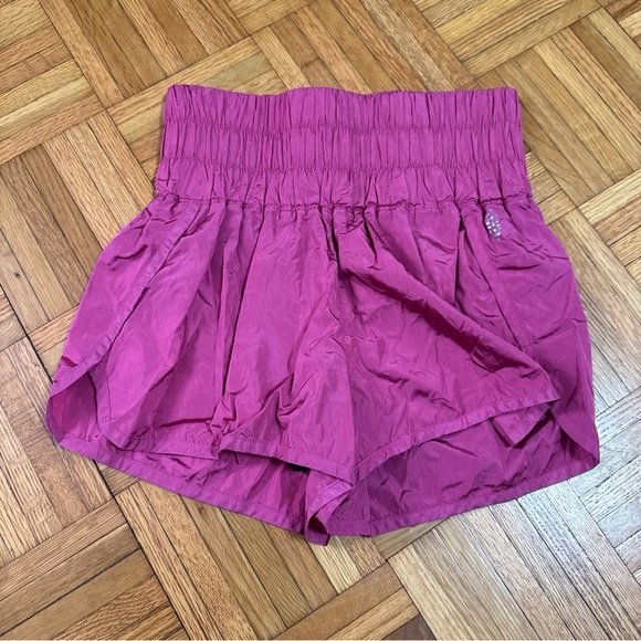 Free People Movement The Way Home Shorts Women's Size Small Purple/ Lined Inside - Picture 3 of 7